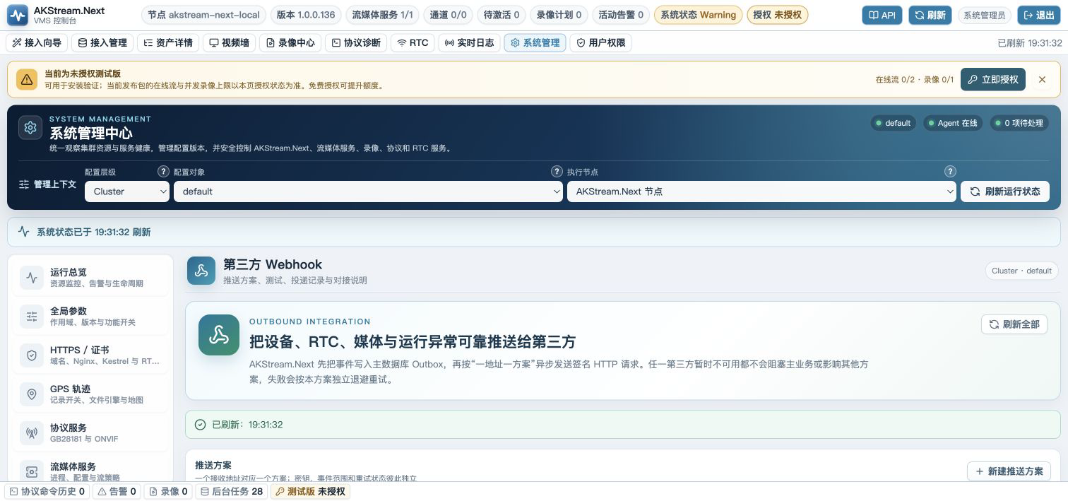 Webhook plans and aggregate delivery state